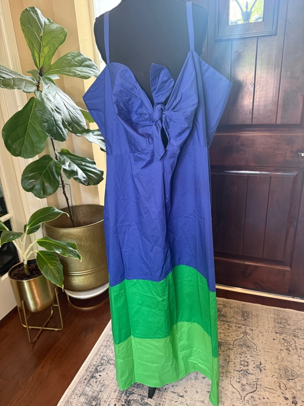 City Chic Colour Love Maxi Dress - Ocean Size XXL